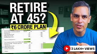 The EXCEL SHEET for a 6 CRORE Retirement Plan  Ankur Warikoo Hindi [upl. by Finlay]