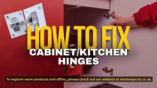 DIY Cabinet Hinge Repair Fix Loose Hinges with Ease  Kitchen Bracket Tutorial [upl. by Anavahs412]