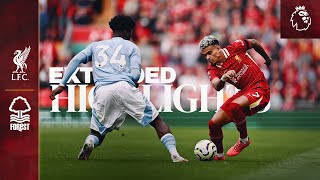 Extended Highlights Liverpool 01 Nottingham Forest  Reds first Premier League defeat [upl. by Aunson]