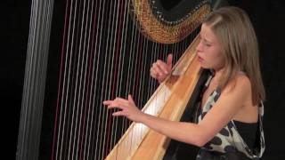 Claude Debussy  Reverie  by London harpist  Valeria Kurbatova [upl. by Yrram]