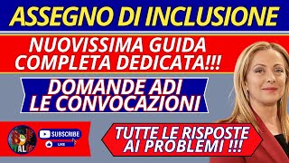 ASSEGNO DI INCLUSIONE LA GUIDA COMPLETA  PAGAMENTI INPS ADI E LE CONVOCAZIONI  COME COMPORTARSI [upl. by Milford]