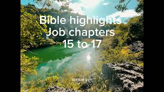 Exploring Job chapter 15 to 17 Midweek meeting of Jehovah’s Witnesses [upl. by Eula]