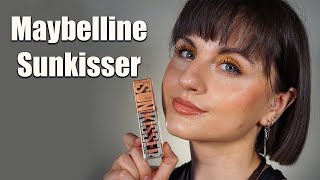 NEW Maybelline Sunkisser liquid blush  swatches amp review [upl. by Maxie]