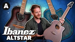 Ibanez Altstar Acoustics  Stylish Acoustics with an Electric Vibe [upl. by Aleak]