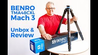 Benro TMA48CXL Mach 3 Tripod  Unbox amp Review [upl. by Onidranreb]