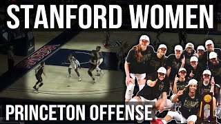 Stanford Women Princeton Offense Film Room [upl. by Ahsain937]