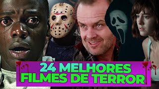 OS 24 MELHORES FILMES de TERROR DE TODOS OS TEMPOS [upl. by Arata]