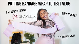 Testing Bandage Wrap Waist Trainer VLOG [upl. by Esir103]