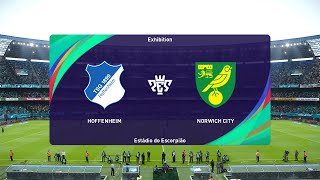 TSG Hoffenheim vs Norwich City 30072024 Club Friendlies PES 2021 [upl. by Rafaela]