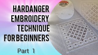 Hardanger embroidery technique  kloster blocks  eyelet embroidery  вишивка [upl. by Tamera]