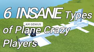 6 Insane Types of Plane Crazy Players 4 [upl. by Enirol328]