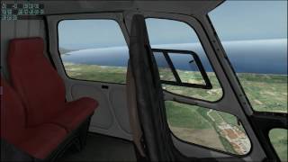 X Plane 10 AS350B3 Retreating blade stall [upl. by Lyram932]