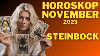 STEINBOCK ♑️🤩 NÄCHSTER SCHRITT IN DEINEM LEBEN ⭐️ Monatshoroskop  November 2023 steinbock tarot [upl. by Delahk]