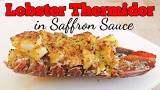 Lobster Thermidor in Saffron Sauce  PoorMansGourmet [upl. by Sigismond]