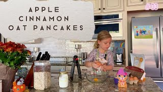 The Easiest Apple Cinnamon Oat Pancakes [upl. by Suivatra]