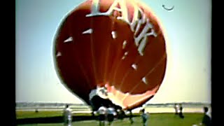 Race to cross Lake Michigan by Balloon 1975 [upl. by Ahsiekin]