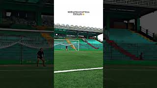 Cross bar challenge ❤️💐🤭 football footballshorts footballplayer youtuneshorts [upl. by Mayyahk684]