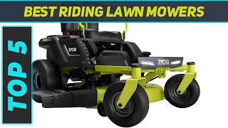 5 Best Riding Lawn Mowers in 2024 [upl. by Meill]