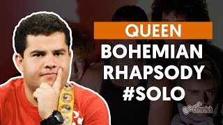 Bohemian Rhapsody  Queen How to Play  Guitar Solo Lesson [upl. by Yrrak]