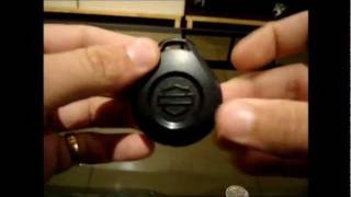 How to change battery on a Harley Davidson HandsFree Fob [upl. by Eanod856]