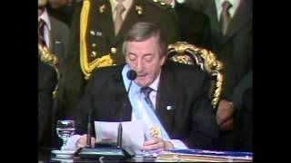 25 de Mayo de 2003 Asunción de Néstor Kirchner a la Presidencia de la Nación [upl. by Ylenats]