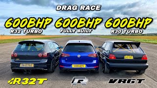 GOLF R EVOLUTION 600HP GOLF R v 600HP MK2 GOLF v 600HP R32 TURBO [upl. by Jahdal]