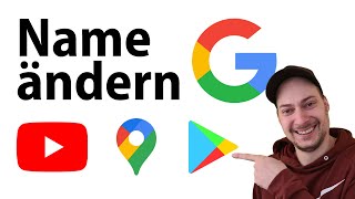 Name ändern bei YouTube Play Store und anderen Google Diensten  Tutorial [upl. by Cacilie]