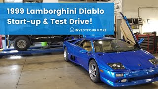 1999 Lamborghini Diablo start up Test Drive and Information [upl. by Miquela788]