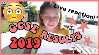 REACTING TO MY GCSE RESULTS 2019 [upl. by Christin]