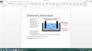 GCSE Chemistry Electrolysis C2NEW MY GCSE SCIENCE [upl. by Fia]