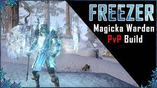 Magicka Warden Build PvP quotFreezerquot  Murkmire DLC [upl. by Shalom214]