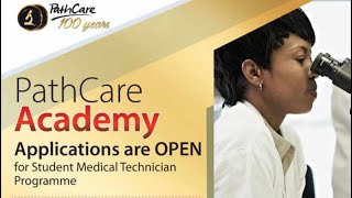 Pathcare Medical Technician Learnership now open  Application process  Requirements [upl. by Teerprah]