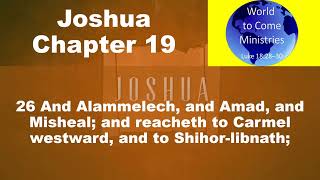 Daily Bible Reading Joshua Chapter 19 [upl. by Rehpotsirk]