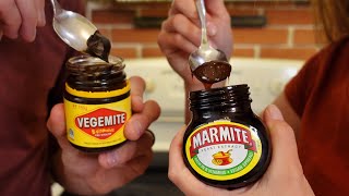 Marmite vs Vegemite Which one is better — Decided by Americans [upl. by Anaeirb260]