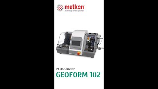 METKON GEOFORM 102 thinsection petrography mineralogy concretepetrography gemology mining [upl. by Erline]