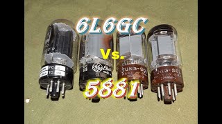 GE 6L6GC vs TUNG SOL 5881 Vintage Tube Comparison You make the call [upl. by Wolbrom]