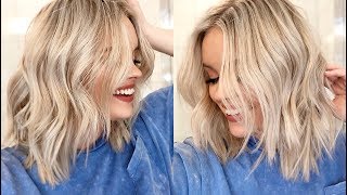 HOW TO EASY WAVES TUTORIAL  Short to Medium Length Hair [upl. by Ailugram]