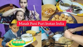 Masak Pani Puri India Jajanan Street Food India irtvlog kulinerindia [upl. by Elocyn]