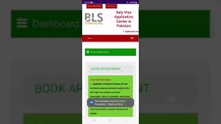 Auto login for Bls Italy visa appointment android app [upl. by Casar472]