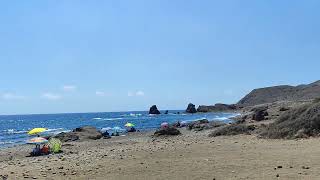 Cala del Embarcadero Los Escullos Cabo de Gata Almería [upl. by Nosnek305]