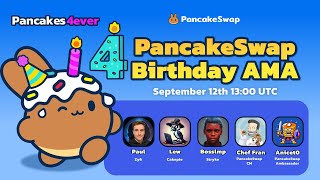 PancakeSwap 4th Birthday  Special AMA [upl. by Behka675]