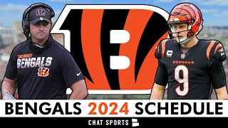 Cincinnati Bengals 2024 NFL Schedule Opponents And Instant Analysis [upl. by Ynnob]