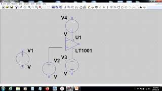 LTSpice simulation of Inverting Op Amp Comparator [upl. by Ayak]