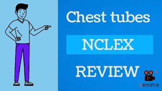 Chest tubes review for nursing students  NCLEX REVIEW MADE EASY  nursing students [upl. by Marlon]