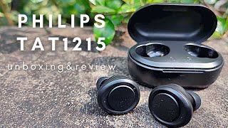 Philips TAT 1215 TWS  Unboxing amp Review [upl. by Ymas301]