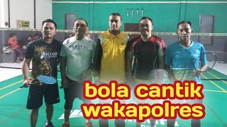 BOLA CANTIK WAKAPOLRES  laga hepy berhadiah jutaan rupiah [upl. by Ammon956]