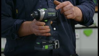 Festool QUADRIVE TPC 184 Cordless Percussion Drill [upl. by Sirron]