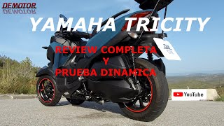 YAMAHA TRICITY 300 2023  REVIEW COMPLETA Y PRUEBA DINAMICA [upl. by Berl]