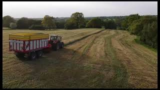 1st cut with the forage wagon 2023 🌱 farming farmlife satisfying silage scottysfarm [upl. by Tram]