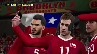 Chile 31 ArgentinienHalbfinaleAmerican Cup 2024eFootball 2024 Ps4 Spiel [upl. by Llenehs930]